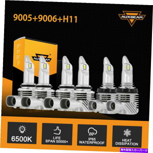 USwbhCg AUXBeam 9005 9006 H11 LEDwbhCgtHOLbgd6000KzCg[r[ AUXBEAM 9005 9006 H11 LED Headlight Fog Kits Bulb 6000K White High Low Beam