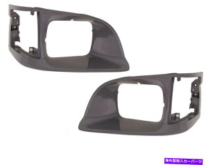 US�w�b�h���C�g �O���[�w�b�h���C�g���C�g�����v�P�[�X�����p�g���^�n�C�G�[�XLH / RZH 1998-2005 Pair of Grey Headlight Light Lamp Case Rim for Toyota Hiace LH/RZH 1998-2005