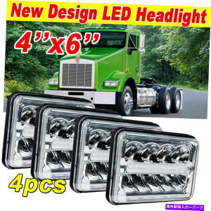 US�w�b�h���C�g �P�����[�X�s�[�^�[�r���g4x LED�w�b�h���C�g357 379 378 HI / LO�V�[���r�[��H4651 4x6 For Kenworth Peterbilt 4X LED Headlights 357 379 378 Hi/Lo Seal Beam H4651�y���s�A���i�z