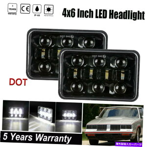 US�w�b�h���C�g 2�s�[�X4×6 LED�g���b�N�w�b�h���C�g�V�[���r�[��HI / LO�t�B�b�gGMC�V�{���[�u���U�[S10�R�f�B�A�b�N 2pcs 4x6 LED Truck headlight Sealed Beam Hi/Lo Fits GMC Chevy Blazer S10 Kodiak�y���s�A���i�z