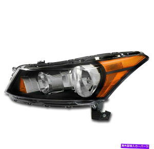 USwbhCg 08-12z_AR[h4DR [t@Ng[X^C]wbhCgwbhvubNhCo For 08-12 Honda Accord 4dr [Factory Style] Headlight Headlamp Black Driver Left