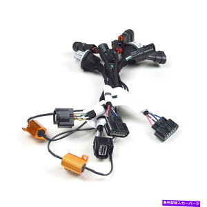 USwbhCg Accord 2016-18nQc[OLEDւ̃wbhCgC[n[lXA_v^̐ݒ Set Headlight Wire Harness Adapter Fit For Accord 2016-18 Halogen to Touring LED