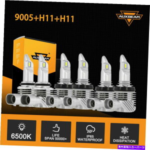 USwbhCg 9005 H11 H8 LEDwbhCg+[r[+d̂߂̃z_pCbg2009-2018 Q9 9005 H11 H8 LED Headlight High+Low Beam+Fog Bulb For Honda Pilot 2009-2018 Q9