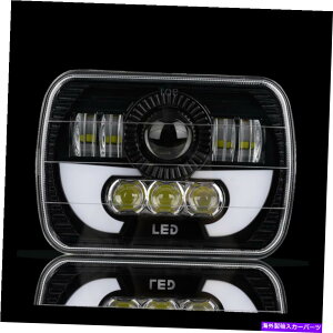 USwbhCg Vg̖ڂDRL5×7 "90WvWFN^[LEDV[r[wbhCgAZu 5x7" 90W Projector LED Sealed Beam Headlight Assembly with Angel Eyes DRL