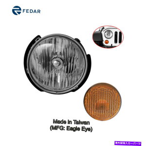 USwbhCg wbhCgVOiCgtBbg2007-2012W[vO[q Headlight & Signal Light Fit 2007-2012 Jeep Wrangler Passenger Side