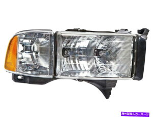 US�w�b�h���C�g �ERH�w�b�h�����v�A�Z���u��W / SideMarker Fits 1999 2002 Dodge Ram P / U Fullsize Right RH Headlamp Assembly W/ Sidemarker fits 1999 2002 Dodge Ram P/U Fullsize�y���s�A���i�z
