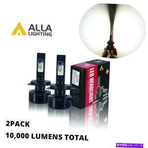 USwbhCg 2009-2013z_tBbg2s[X̂߂̃Ab̏Ɩ̖邢LED HD-Light̓dݒ Alla Lighting Bright White LED hd-light Bulbs Set For 2009-2013 Honda Fit 2Pc