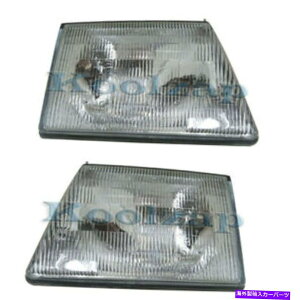 USwbhCg 92-96 EV[YowbhCgwbhvwbhCgvETChZbgyA 92-96 E-Series Van Headlight Headlamp Head Light Lamp Left & Right Side SET PAIR