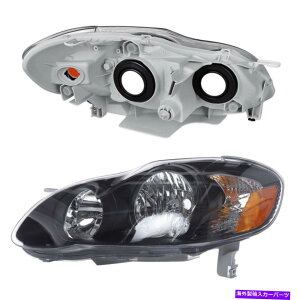 USwbhCg 2003N2008Ng^J[_ChwbhCgwbhv̎ւ For 2003-2008 Toyota Corolla Diamond Headlights Head Lamps Replacement