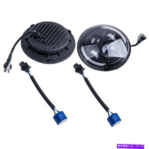 USwbhCg 2Zbgn[AO̖7C`̃wbhCgJK TJ LJ CJ LJ CJ-8̂߂LED 2 Set Halo Angle Eyes 7 Inch Headlights LED For Jeep Wrangler JK TJ CJ LJ CJ-8