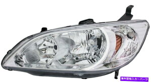 USwbhCg HeadlightAZuh[}159111504-05z_VrbNɃtBbg܂ Headlight Assembly Left Dorman 1591115 fits 04-05 Honda Civic