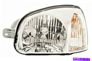 USwbhCg 蓮wbhCgtgvtBbgHyundai Santa Fe 2000-2005 Manual HeadLight Front Lamp LEFT Fits Hyundai Santa Fe 2000-2005