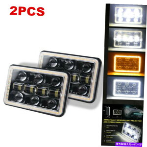 USwbhCg 2s[X7C`300W SUVIt[hLED[NCgJ[GWFACAp[`쓮v 2PCS 7inch 300W SUV Off-road LED Work Light Car Angel Eye Aperture Driving Lamp