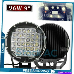USwbhCg W[v4x4gbNEĥ߂2{9'''inch LED[NCg225W[hobNAbv^] 2x 9''inch LED Work Lights 225W Off Road Backup Driving for Jeep 4x4 Truck Round