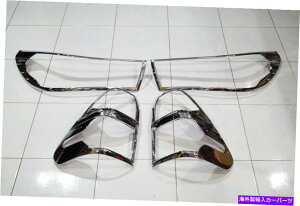 USwbhCg g^q[bNXRevo 2016 ChromewbhCg/e[CgJo[Zbg4 TOYOTA HILUX REVO 2016 CHROME HEAD LIGHT/TAIL LIGHT COVER SET OF 4