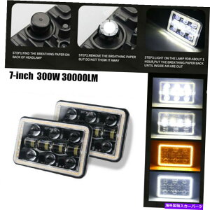 USwbhCg 2×7C`300W SUVIt[hLED[NCg쓮v̊J^30000LM 2X 7inch 300W SUV Off-road LED Work Light Driving Lamp Aperture Flood 30000LM