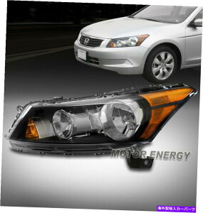 USwbhCg 08-12z_AR[hZ_yt@NgX^CzwbhCgvubNhCoLH For 08-12 Honda Accord Sedan [Factory Style] Headlight Lamp Black Driver Left LH