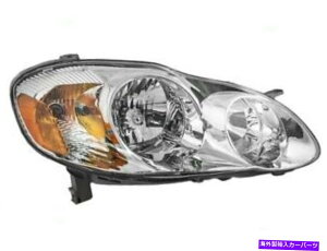 US�w�b�h���C�g �E�w�b�h���C�g�A�Z���u��Brock 8XGT12�g���^�J���[��2003 2004 Right Headlight Assembly Brock 8XGT12 for Toyota Corolla 2003 2004�y���s�A���i�z