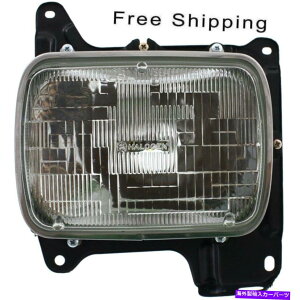US�w�b�h���C�g �n���Q���w�b�h�����v�A�Z���u���^�]���͓��Y�s�b�N�A�b�vD21 NI2500103���t�B�b�g Halogen Head Lamp Assembly Driver Side Fits Nissan Pickup D21 NI2500103�y���s�A���i�z