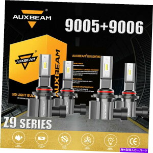 USwbhCg AUXBeam 9005 9006R{LEDwbhCgdLbĝ߂̃z_VrbN04-13 HI LOr[ AUXBEAM 9005 9006 Combo LED Headlight Bulb Kit For Honda Civic 04-13 Hi Lo Beam