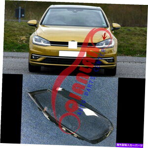 USwbhCg tHNX[QSt7 2014-2017TChwbhCgYJo[+V[gڒ For Volkswagen Golf 7 2014-2017 Left Side Headlight Lens Cover + Sealant Glue