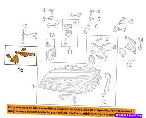USwbhCg AUDI OEM 11-17 A8 Quattro Headlamp-Front Lamps-Repair Kit Left 4H0998121 AUDI OEM 11-17 A8 Quattro Headlamp-Front Lamps-Repair Kit Left 4H0998121