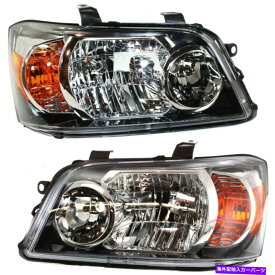 USヘッドライト ヘッドライトヘッドランプ左右ペアセット04-06トヨタハイランダ Headlights Headlamps Left & Right Pair Set NEW for 04-06 Toyota Highlander
