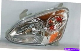 USヘッドライト 2003-2005トヨタエコーセダンのための左側の交換ヘッドライトアセンブリ Left Side Replacement Headlight Assembly For 2003-2005 Toyota Echo Sedan