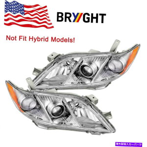 USwbhCg 2007N2009ÑwbhCgAZug^J[wbhvyAZbg Headlights Assembly for 2007-2009 Toyota Camry Headlamps Replacement Pair Set
