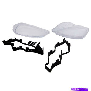 USwbhCg V{[RxbgC6̂߂2{̎Ԃ̃wbhCgwbhvNAYVFJo[ 2X Car Headlight Headlamp Clear Lens Shell Cover For Chevrolet Corvette C6