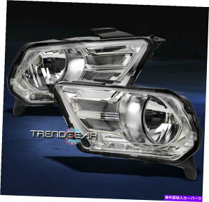USwbhCg 2010N2011N2012tH[h}X^O2DRx[X/ GT CRYSTAL HEADLIGHTS CHROME FOR 2010 2011 2012 FORD MUSTANG 2DR BASE/GT LEFT+RIGHT