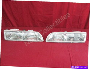 US�w�b�h���C�g NOS OEM�t�H�[�h�N���E���r�N�g���A�w�b�h�����v�����Y���C�g1992 - 97�y�A NOS OEM Ford Crown Victoria Head Lamp Lens Light 1992 - 97 PAIR�y���s�A���i�z