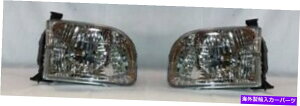 USwbhCg 20012004Ñg^ZRCAwbhCgwbhvhCo[qLH + RH For 2001-2004 Toyota Sequoia Headlights Head Lamps Driver & Passenger LH+RH