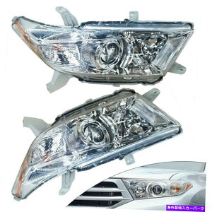 USwbhCg 2011-2013g^nC_[wbhCgwbhvyA+EN 2011-2013 FOR TOYOTA Highlander Headlights Headlamps Pair Left+Right Chrome