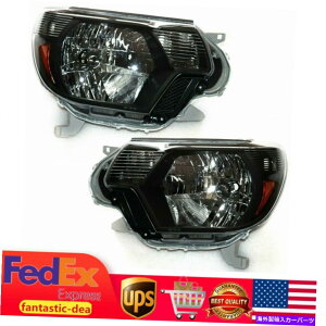 USwbhCg 2012-2015g^^R}sbNAbvwbhCgwbhvLH + RH Pair For 2012-2015 Toyota Tacoma Pickup Headlights Headlamps Replacement LH+RH