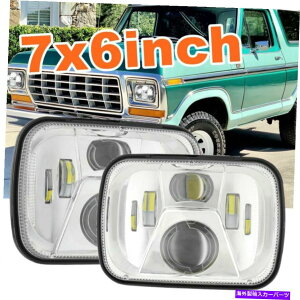 US�w�b�h���C�g �t�H�[�hE-100 E-150 E-250 E-350 E-350 E-350 E-350 E-350 E-350 E-350�p7×6 5×7�C���`LED�w�b�h���C�gHi-Lo�r�[��DRL 7x6 5x7 LED Headlight Hi-Lo Beam DRL For Ford E-100 E-150 E-250 E-350 Econoline�y���s�A���i�z