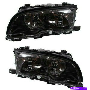 USwbhCg wbhCgwbhvEyABMW 3V[YiE46j Headlight Headlamp Left & Right Pair Set NEW for BMW 3 Series (E46)