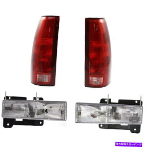 US�w�b�h���C�g 15034930,15034929,5977868�A5977867�V�����������C�g�L�b�g4 LH��RH�̃Z�b�g 15034930, 15034929, 5977868, 5977867 New Auto Light Kits Set of 4 LH & RH�y���s�A���i�z