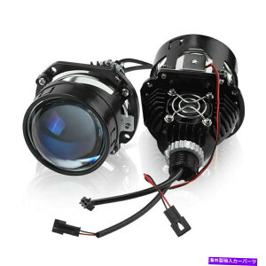USwbhCg 2.5 '' BI LEDvWFN^[YHI / LO 70WJ[wbhCgRetrofitLbgH4 / H7 / 9005/9006 2.5'' Bi LED Projector Lens Hi/Lo 70W Car Headlight Retrofit Kit H4/H7/9005/9006