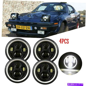 USwbhCg 5 3/4 "5.75ی^vWFN^[LEDwbhCgV[r[wbhvd 5 3/4" 5.75 Round Projector LED Headlights Sealed Beam HeadLamp Light Bulbs