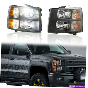 US�w�b�h���C�g 07-14�V�{���[Silverado 3500 2500�̂��߂�2�s�[�X�̃N���A�����Y�t�����g�w�b�h���C�g�A�Z���u�� 2PCS Clear Lens Front Headlight Assembly For 07-14 Chevrolet Silverado 3500 2500