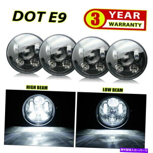 USwbhCg 4s[X5 3/4 "5.75vWFN^[N[LEDwbhCgV[r[wbhvn[d 4PCS 5 3/4" 5.75 Projector CREE LED Headlights Sealed Beam Headlamp Halo Bulbs