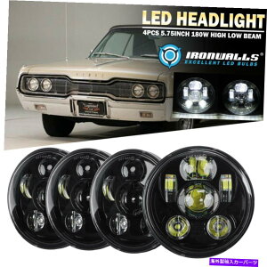 USwbhCg 66-74 DODGE 4PCS 5.75u5-3 / 4vLEDwbhCghbgvWFN^[Hi-LoV[r[ For 66-74 Dodge 4PCS 5.75" 5-3/4" LED Headlights DOT Projector Hi-Lo Sealed Beam