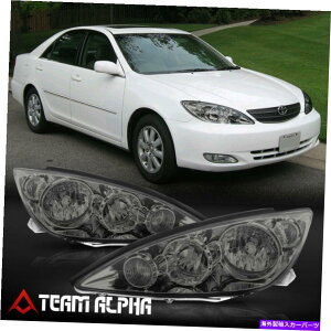 USwbhCg FITS 2005-2006g^J[N/X[N]NX^R[i[wbhCgwbhvv Fits 2005-2006 Toyota Camry[Chrome/Smoke]Crystal Corner Headlight Headlamp Lamp
