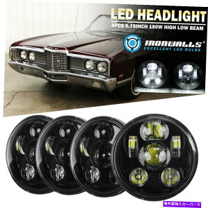 USwbhCg 4PCS 5.75u5-3 / 4vLEDwbhCgDOTvWFN^Hi-LoV[r[58~74tH[h 4PCS 5.75" 5-3/4" LED Headlights DOT Projector Hi-Lo Sealed Beam for 58-74 Ford