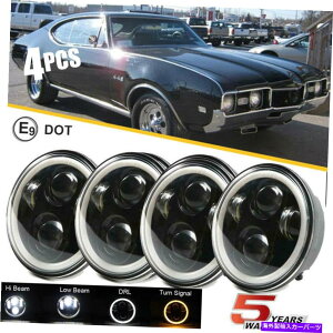 USwbhCg 4s[X5 3/4 "5.75 LEDwbhCgHI / LOr[DRLpOldsmobile 442 98 F85 Cutlass 4PCS 5 3/4" 5.75 LED Headlights HI/LO BEAM DRL for Oldsmobile 442 98 F85 Cutlass