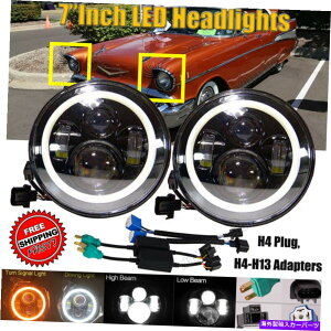 USwbhCg tH[hv}XNVbNJ[gbN̂߂2̃wbhvwbhCgH4-H13AbvO[hZbg 2xLED Headlamp Headlights H4-H13 Upgrade Set For Ford Plymouth Classic Car Truck