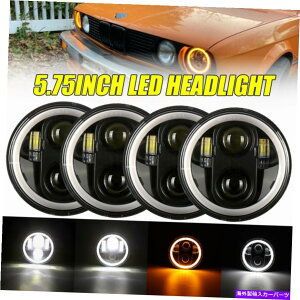 USwbhCg 4s[X5-3 / 4 5.75 "LEDwbhCgW / DRL^[CgBMW 325I 528I 535I 735I EVE30 4pcs 5-3/4 5.75" LED Headlight w/DRL Turn Lights For BMW 325i 528i 535i 735i E30