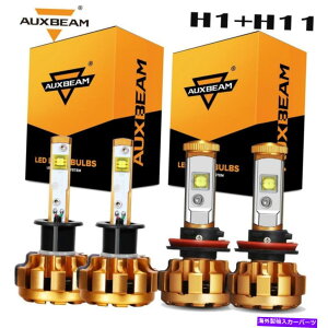 USwbhCg AuxBeam F-16 H1 + H11 LEDwbhCgd̓tH[JX̃tH[JX2012-18 Kia Forte Optima AUXBEAM F-16 H1+H11 LED Headlight Bulbs for Ford Focus 2012-18 Kia Forte Optima