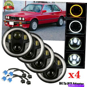 USwbhCg 4PCS 5.75u5-3 / 4vی^LEDwbhCgBMWx[X1969-1988̂߂DRLvWFN^[r[ 4PCS 5.75" 5-3/4" Round LED Headlights DRL Projector Beam for BMW Base 1969-1988